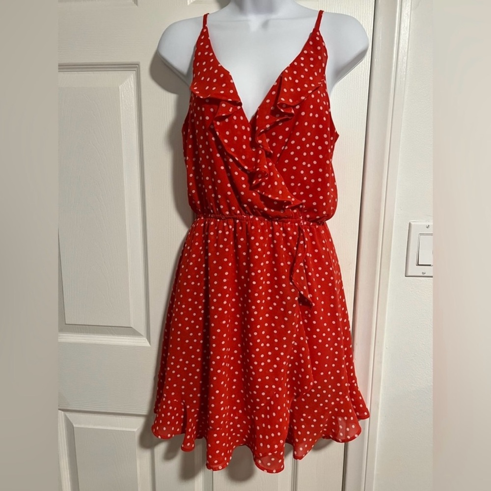 H&M cute short red dress, size M